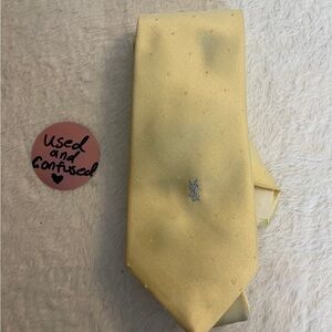 Yves Saint Laurent Light Yellow Tie